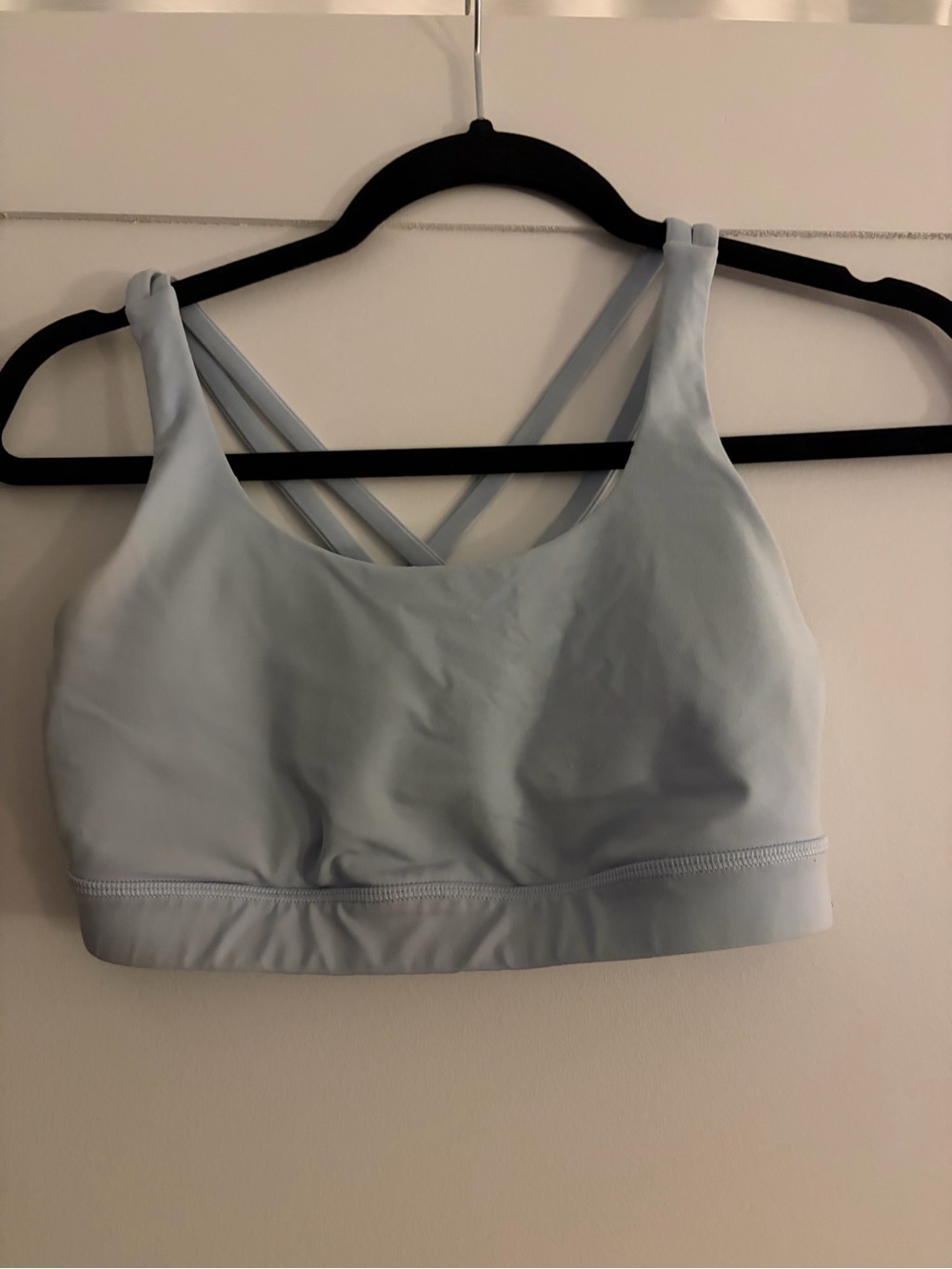 Lululemon light m Blue Strappy Sports Bra